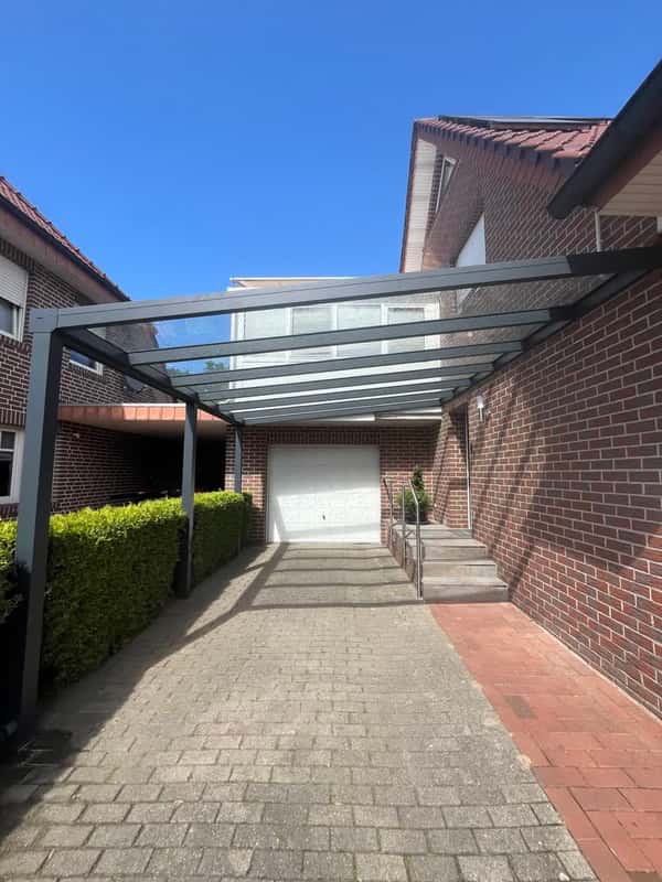 Basic-Carport mit VSG 8mm in Schwefingen